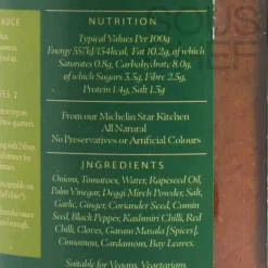 Vindaloo Cooking Sauce, 300ml Ingredients Brands|Indian Ingredients