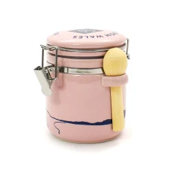 Outlet Halen Mon Pink Llanddwyn Ceramic Jar + 100g Pure White Sea Salt Ingredients Brands|Made In The Uk