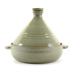 Best Handmade Glazed Stoneware Tagine, 23cm Middle Eastern Ingredients|African Ingredients