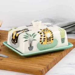 New Cat Butter Dish, 16x12.5cm Tableware Brands