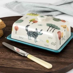 Dog Butter Dish, 14.5x6.5cm Tableware Brands