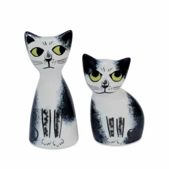 Online Set of 2 Cat Salt & Pepper Shakers, 9.5cm Table Setting|Kitchen Tools & Utensils