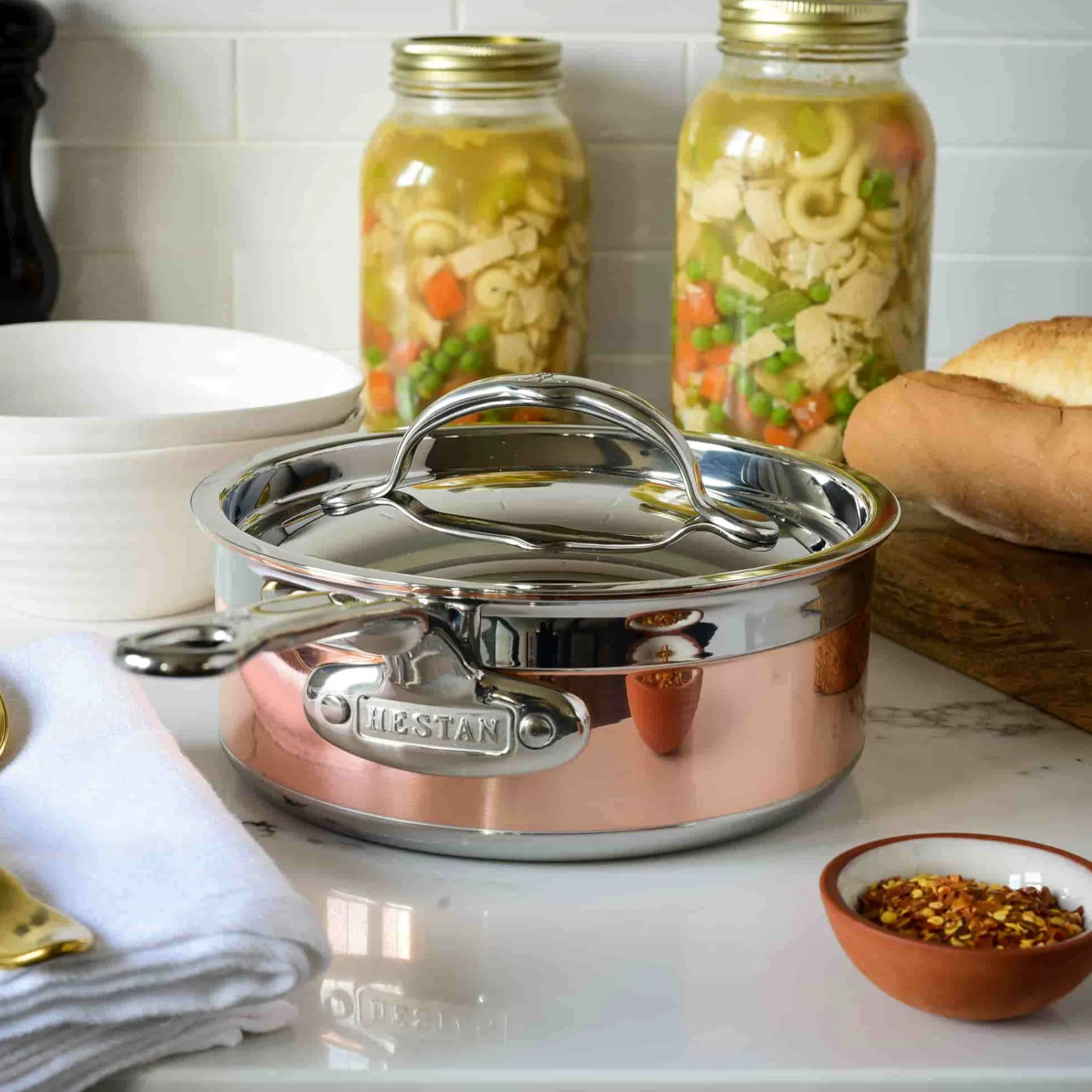 Outlet Copperbond Saucepan, 18cm Pots & Pans