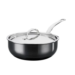 Sale Nanobond Curved Saute Pan with Lid, 24cm Pots & Pans