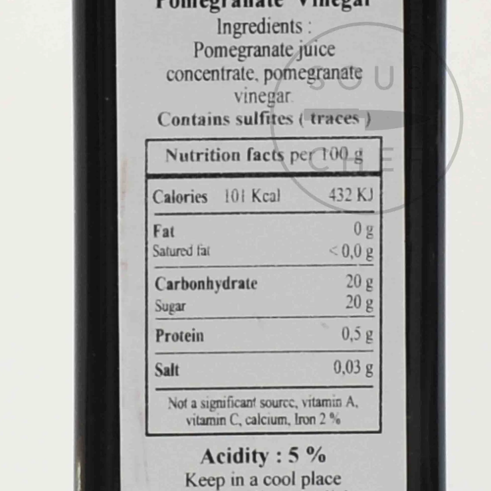 Best Pomegranate Vinegar, 250ml Ingredients Brands|Oil, Vinegar & Dressings
