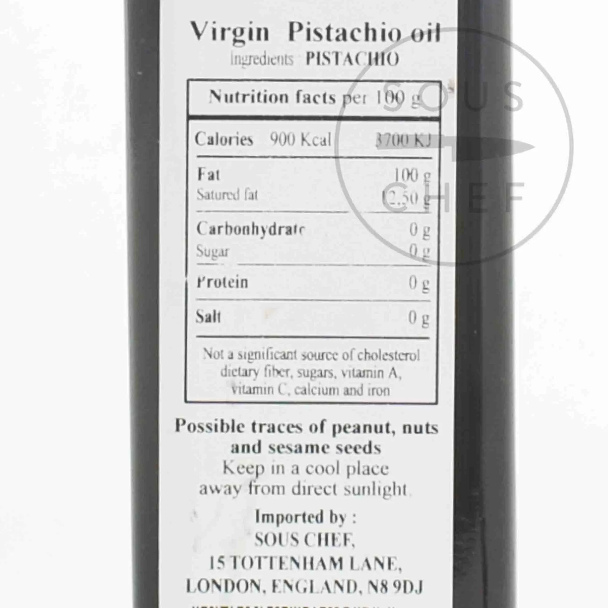 Discount Virgin Pistachio Oil, 250ml Ingredients Brands|Oil, Vinegar & Dressings