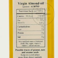 Best Virgin Almond Oil, 250ml Ingredients Brands|Oil, Vinegar & Dressings