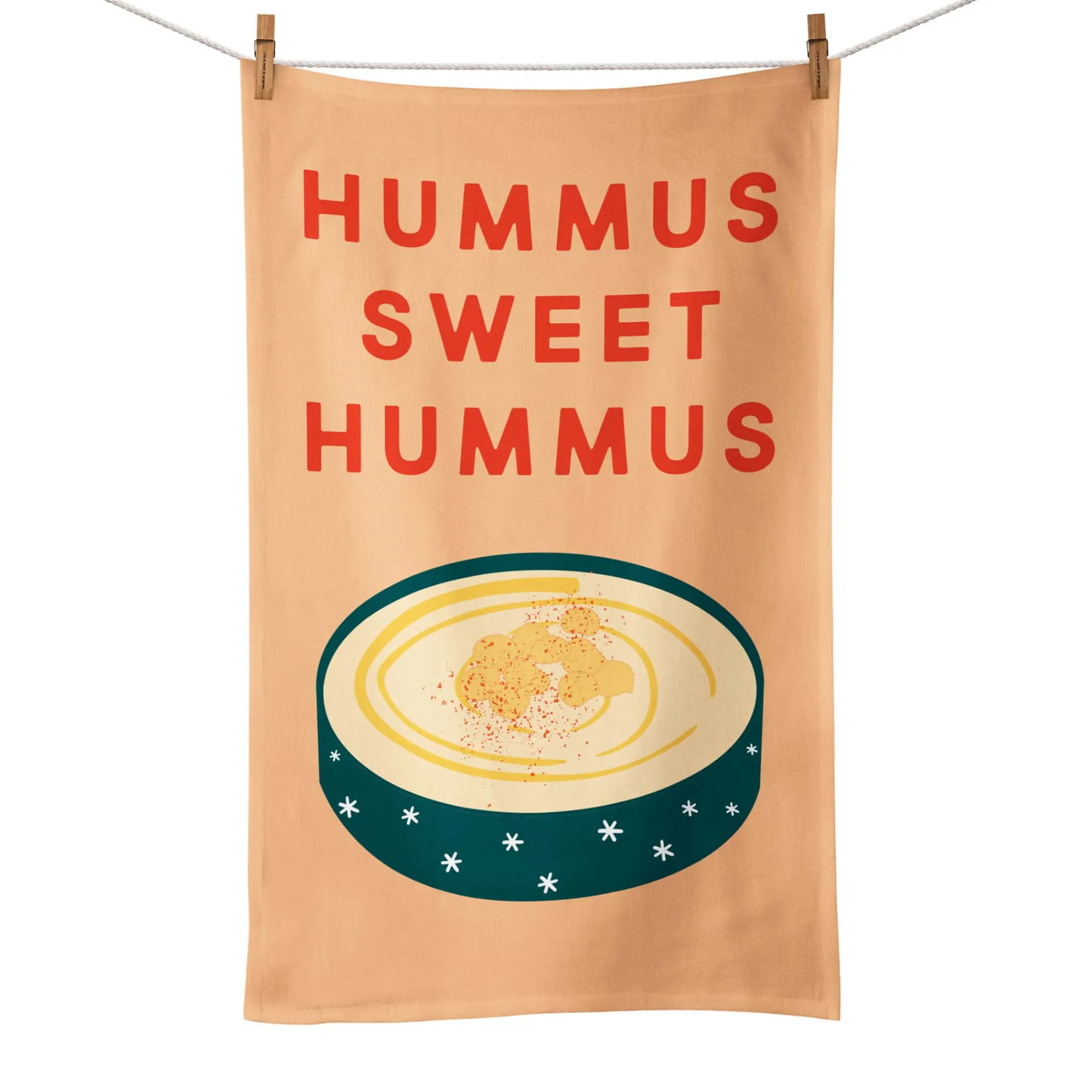 Online Hummus Sweet Hummus Tea Towel Kitchen Textiles & Clothing