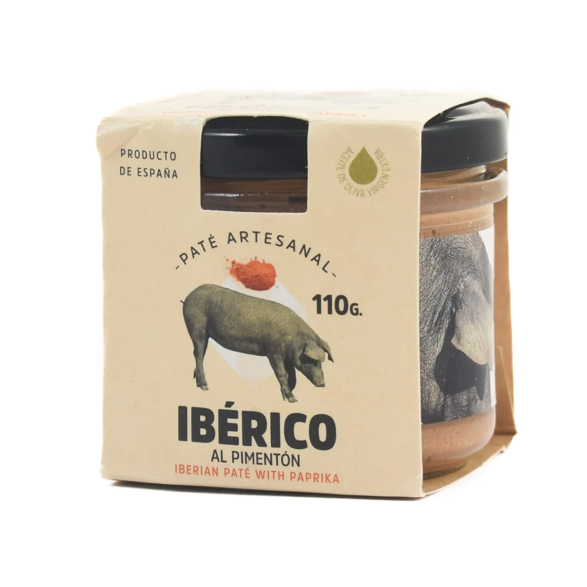 Sale Iberico Pate with Paprika, 110g Spanish Ingredients|Snacks