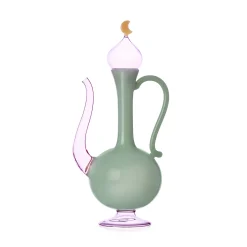 Green and Pink Jug with Moon, 37.5cm Jugs & Bottles|Tableware Brands