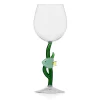 Online Green Fish and Seaweed Wine Glass, 350ml Tableware Brands|Table Setting