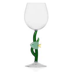 Online Green Fish and Seaweed Wine Glass, 350ml Tableware Brands|Table Setting
