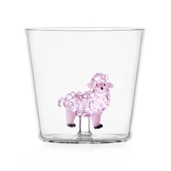 Clearance Pink Sheep Tumbler, 300ml Table Setting|Drinking Glasses