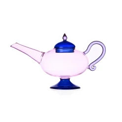 Hot Pink Teapot with Blue Lid, 18cm Tableware Brands