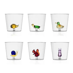 Set of 6 Animal Tumblers Tableware Brands