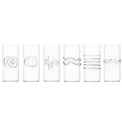 New Set of 6 Longdrink Glasses, 400ml Tableware Brands