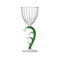 Clearance White Flower Optical Wine Glass, 280ml Tableware Brands