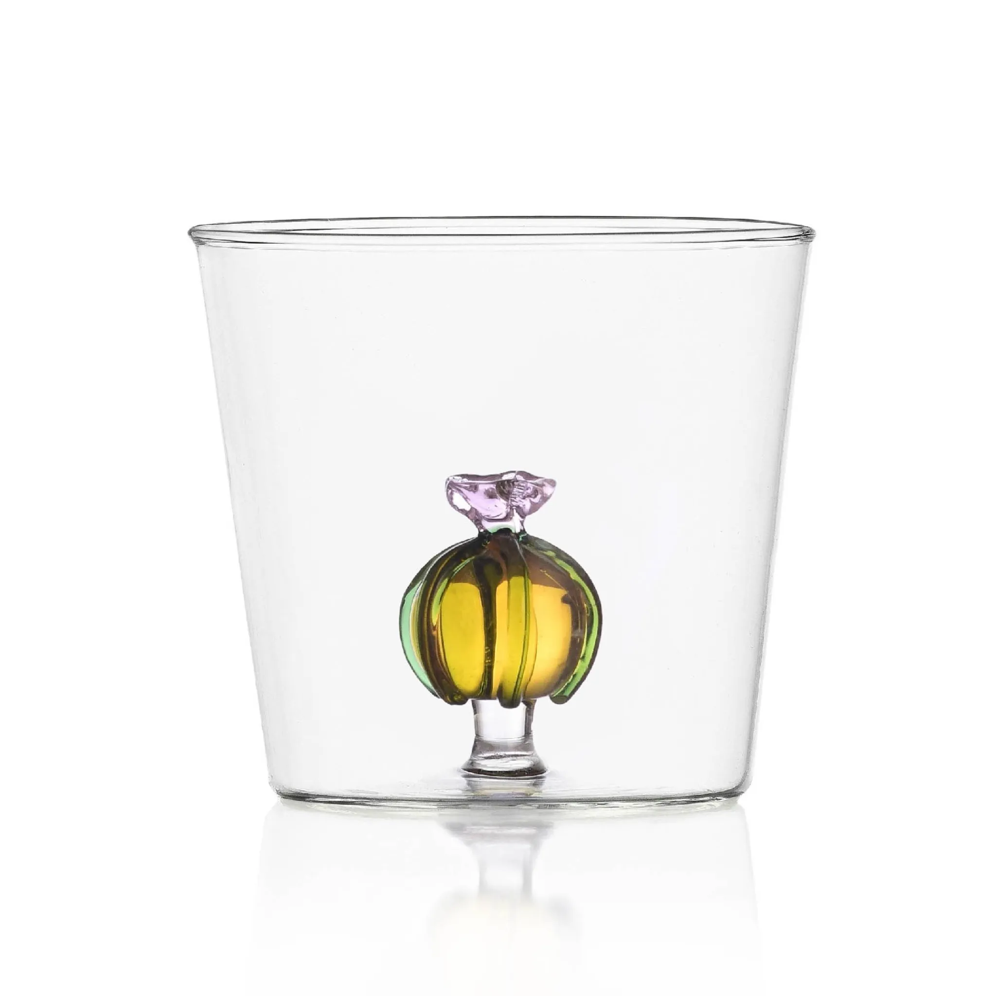 Outlet Yellow Cactus with Flower Tumbler, 300ml Table Setting|Drinking Glasses