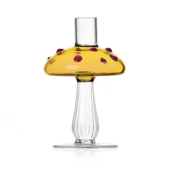 Clearance Yellow Mushroom Candle Holder Tableware Brands|Table Setting