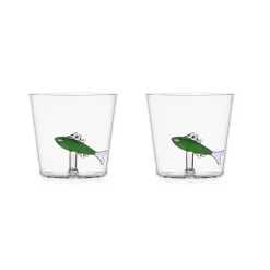 Outlet Ichendorf Set of 2 Green Sardine Tumblers, 300ml Tableware Brands