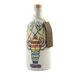 New Intense Fruity Extra Virgin Olive Oil in Lobster Terracotta Bottle, 500ml Ingredients Brands|Italian Ingredients