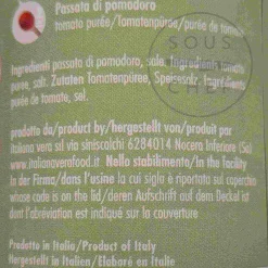Sale Tomato Passata in Botanical Tin, 400g Ingredients Brands|Vegetables