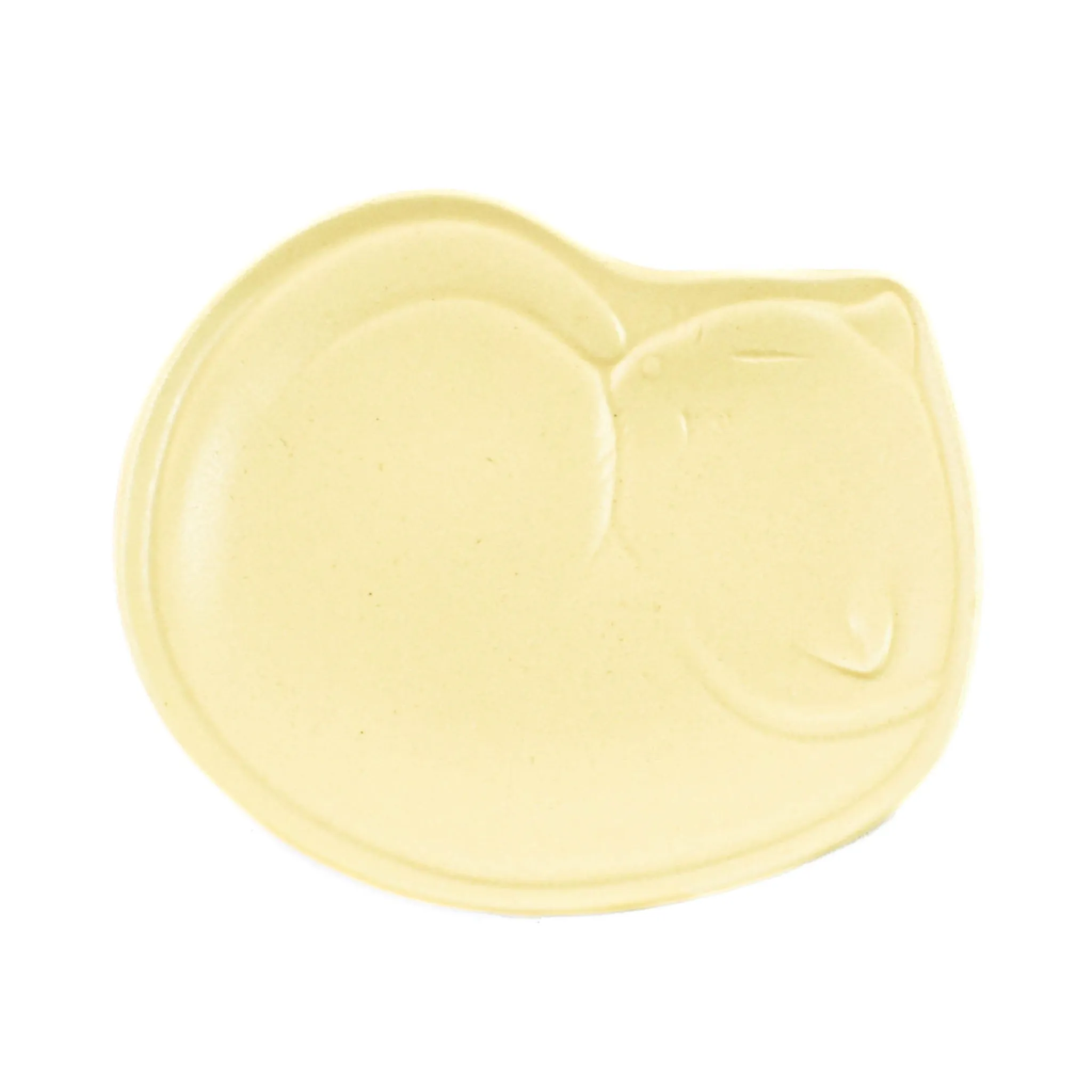Best Ivory Cat Japanese Small Plate, 11cm Japanese Ingredients|Plates