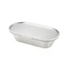 Online Japanese Grey Rim Stainless Steel Lunch Box, 21x11cm Japanese Ingredients|Food Storage & Containers