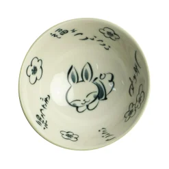 Sale Japanese Kawaii Green Rabbit Rice Bowl, 14cm Japanese Ingredients|Crockery & Dinnerware
