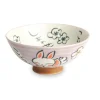 Japanese Kawaii Pink Rabbit Rice Bowl, 14cm Japanese Ingredients|Crockery & Dinnerware