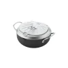 Hot Japanese Tempura Frying Pot with Temperature Probe & Drip Rack Japanese Ingredients|Pots & Pans