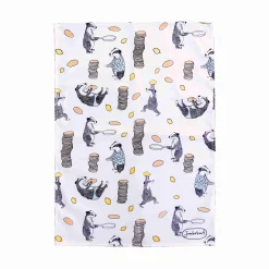 Online Badger Pancakes Tea Towel Kitchen Textiles & Clothing