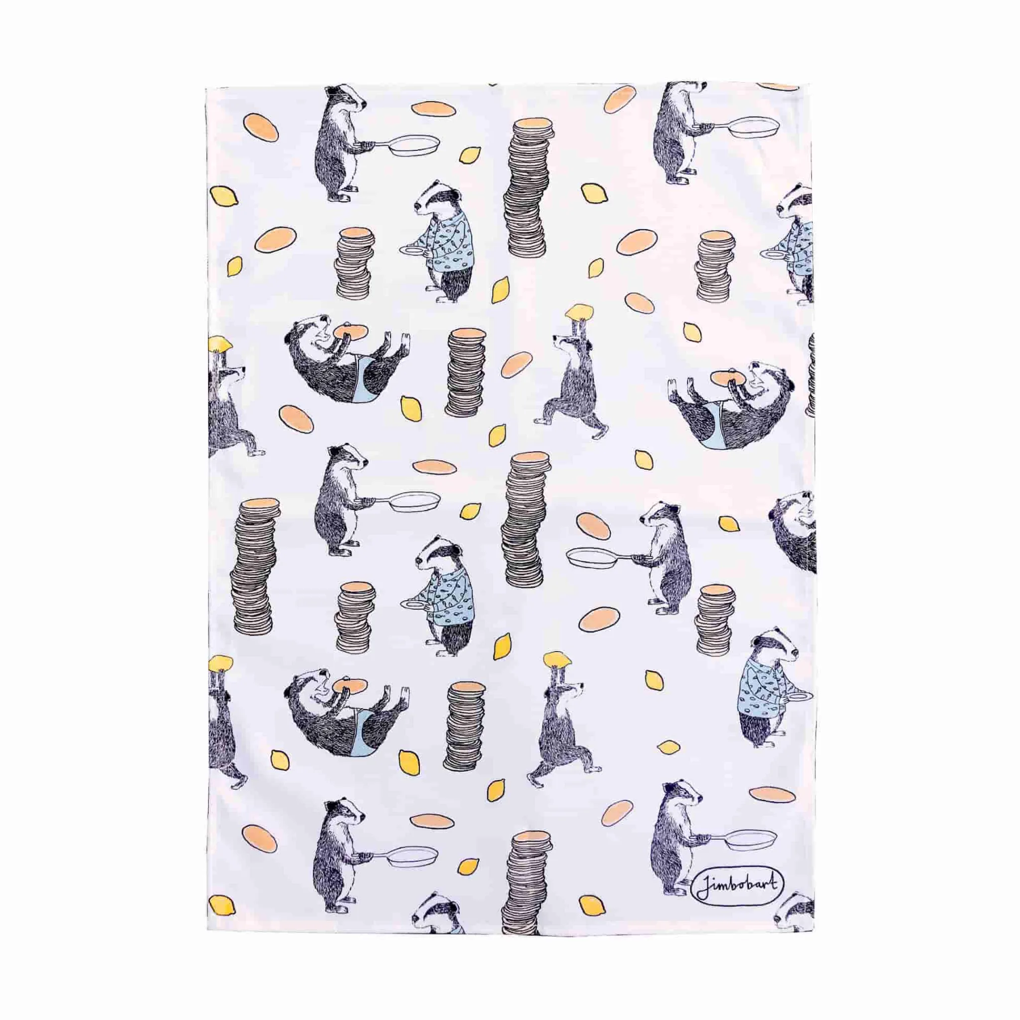 Online Badger Pancakes Tea Towel Kitchen Textiles & Clothing