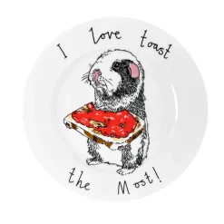 Sale I Love Toast The Most Side Plate, 20cm Tableware Brands|Plates