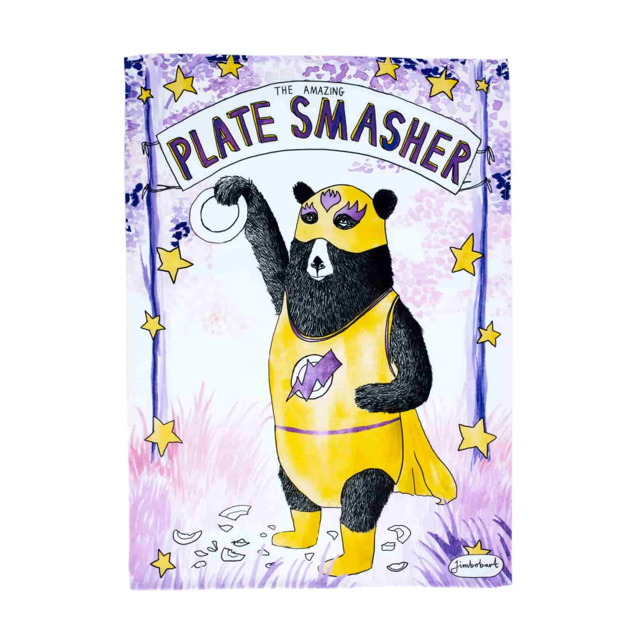 The Amazing Plate Smasher Tea Towel Kitchen Textiles & Clothing