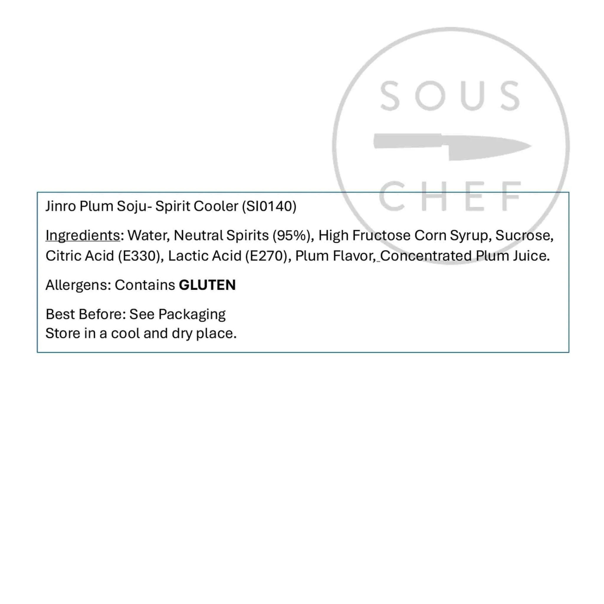 Online Plum Soju, 350ml Ingredients Brands|Drinks