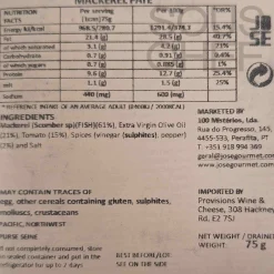 Hot Mackerel Pate, 75g Ingredients Brands|Tinned Fish & Seafood
