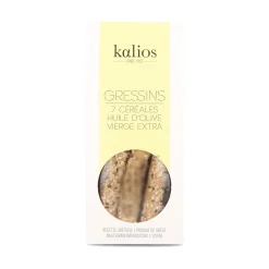 New 7 Cereals Extra Virgin Olive Oil Cretan Breadsticks, 120g Greek Ingredients|Snacks