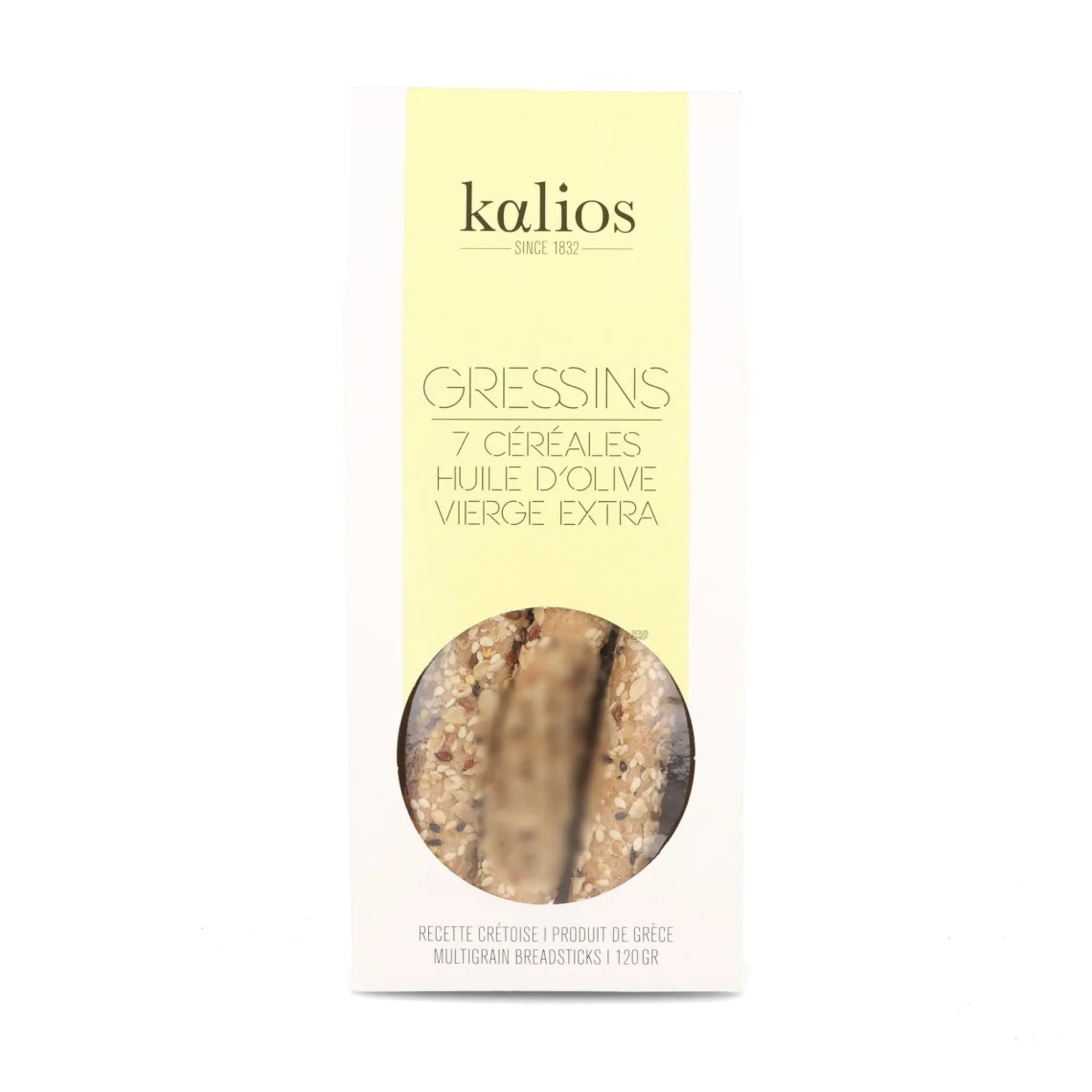 New 7 Cereals Extra Virgin Olive Oil Cretan Breadsticks, 120g Greek Ingredients|Snacks