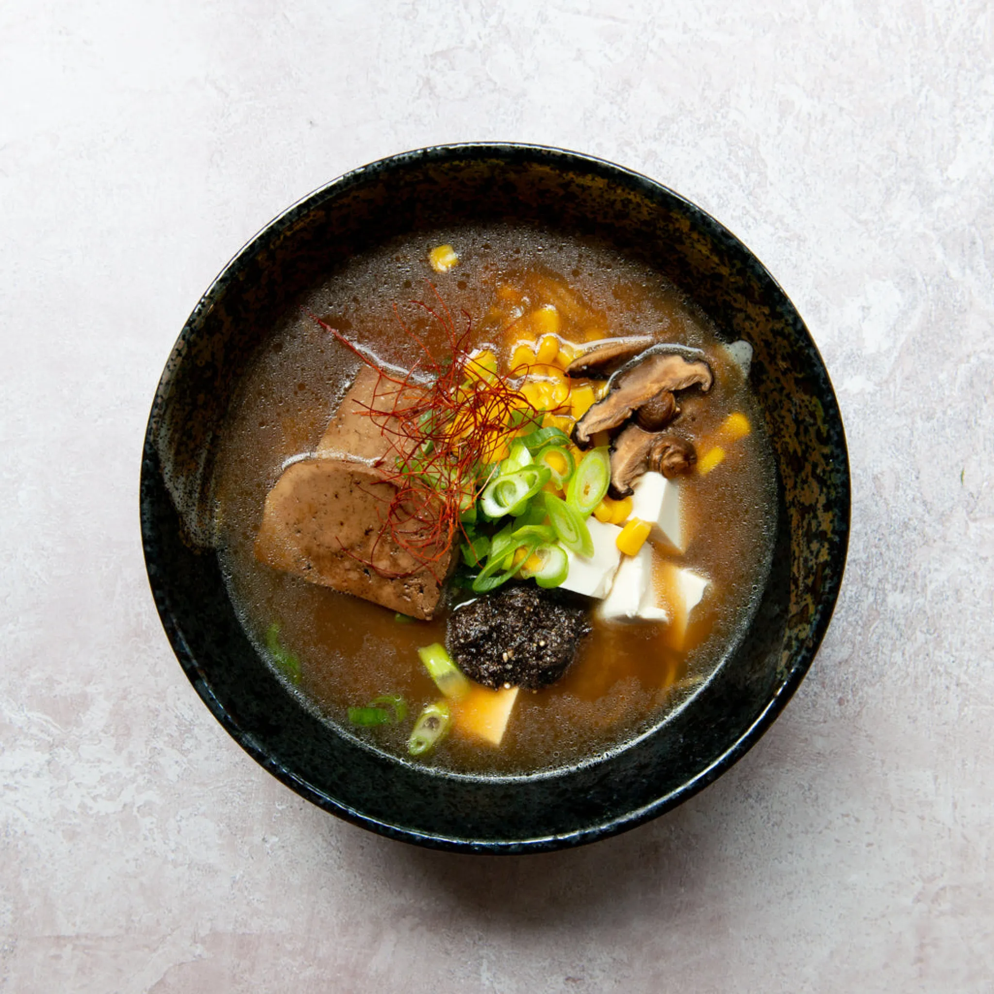 Karasuba-Iro Ramen Bowl Set Japanese Ingredients|Japanese Tableware