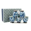 Best Kashiwa Blue Japanese Teacup Set Tableware Brands|Japanese Ingredients