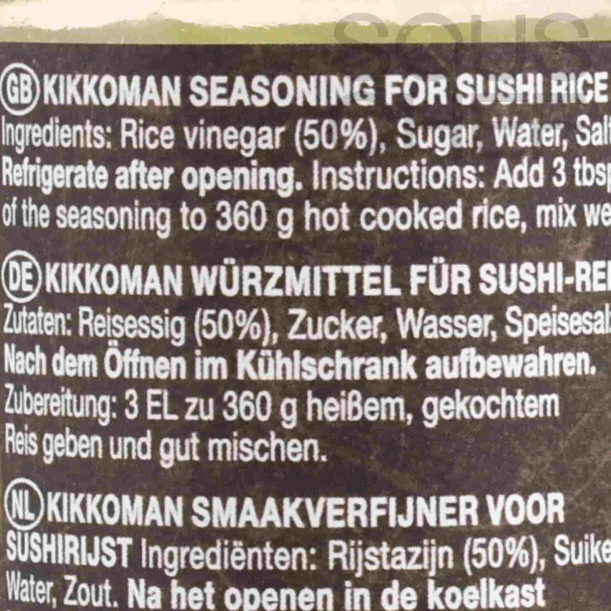 Sale Sushi Seasoning, 125ml Ingredients Brands|Sauces & Condiments