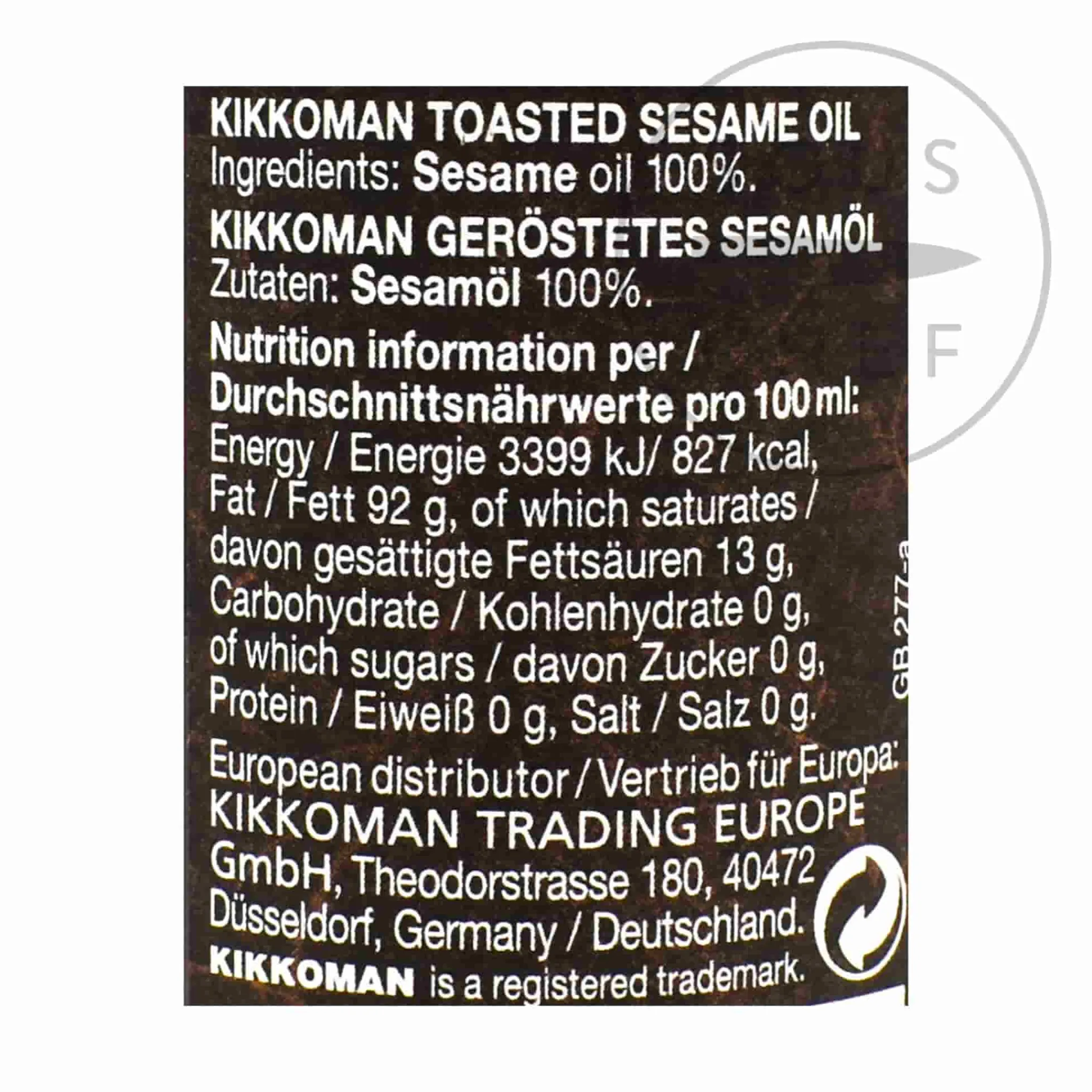 Toasted Sesame Oil, 125ml Japanese Ingredients|Oil, Vinegar & Dressings