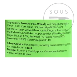 Peanuts Nori Wasabi Flavour, 230g Ingredients Brands|Southeast Asian Ingredients