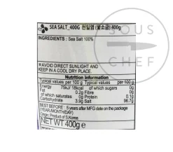 New Korean Solar Sea Salt Flakes, 400g Ingredients Brands|Korean Ingredients