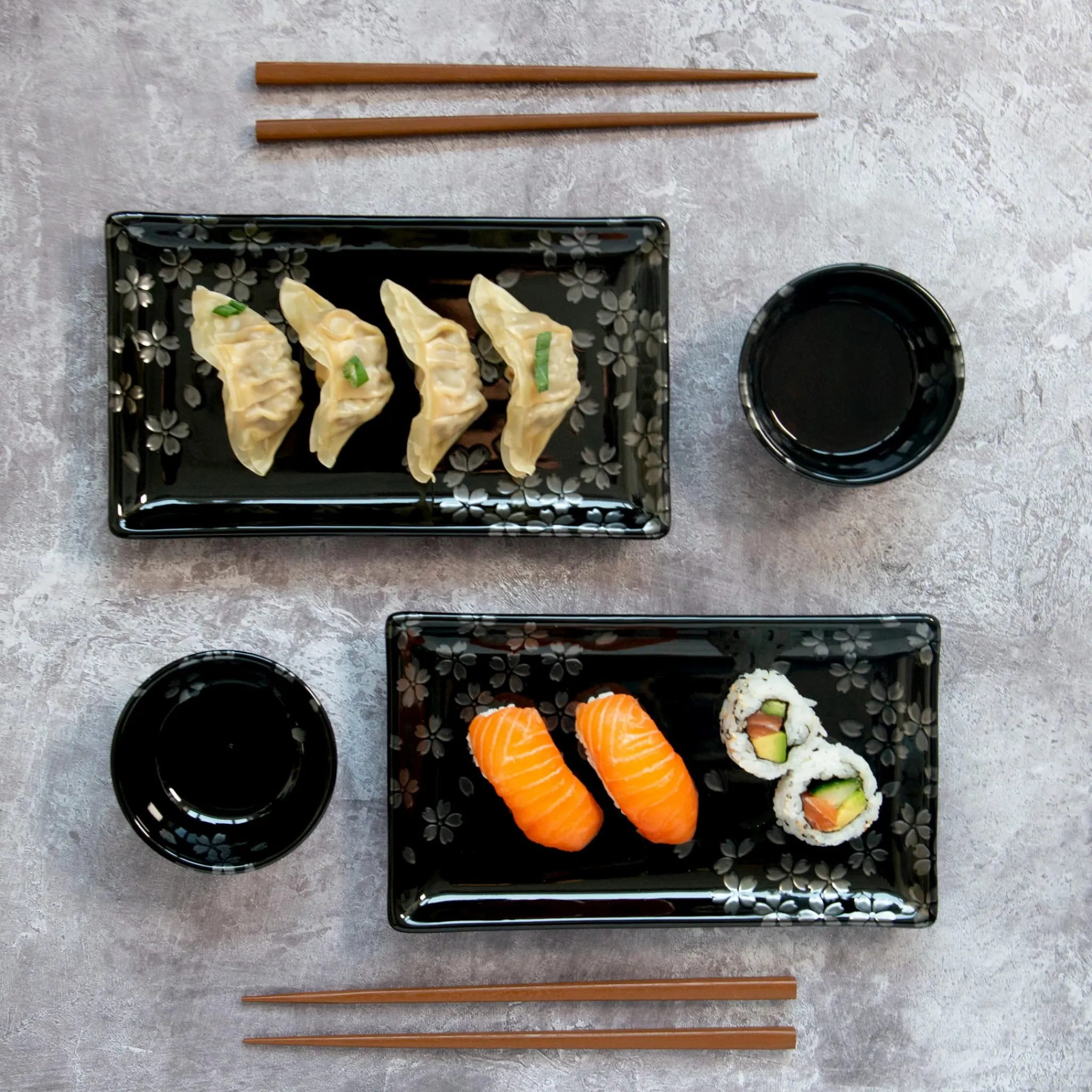 New Kuro Hana Sushi Serving Set Tableware Brands|Japanese Ingredients