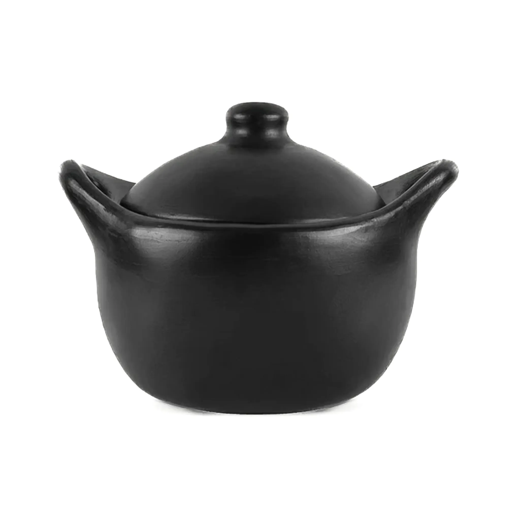 Hot Black Clay Cocotte Pots & Pans