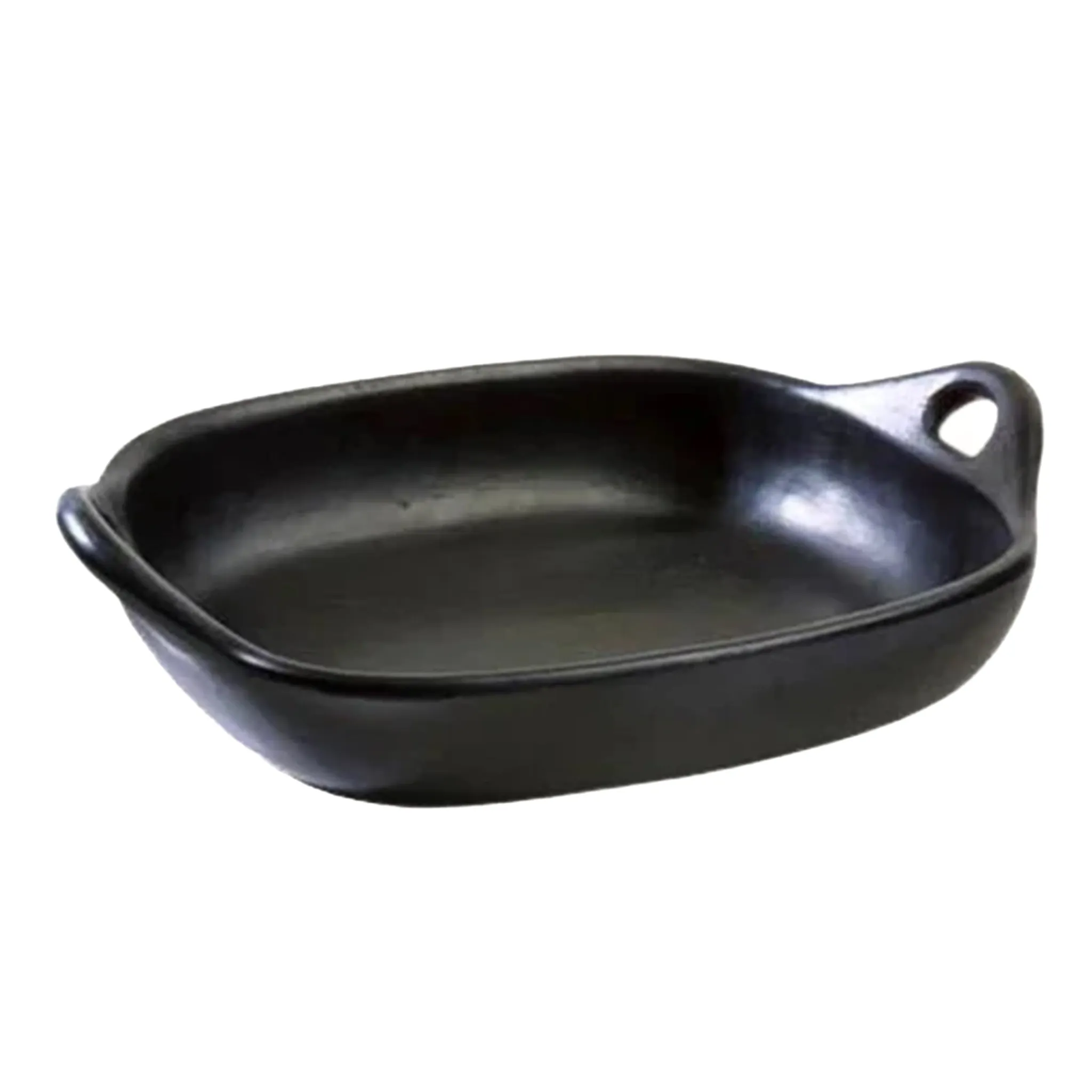 Hot Black Clay Gratin Dish Baking Supplies & Equipment