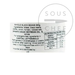 Best Whole Black Beans, 540g Ingredients Brands|Mexican Ingredients