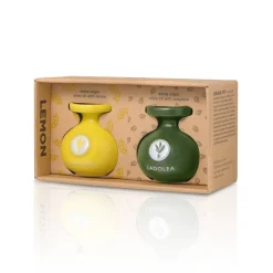 New Set of 2 Lemon & Oregano Infused Extra Virgin Olive Oil, 80ml Ingredients Brands|Greek Ingredients